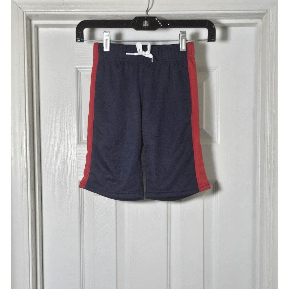 Hannah Anderson Athletic Boys Shorts Size 5 Navy Blue Red‎ Stripe